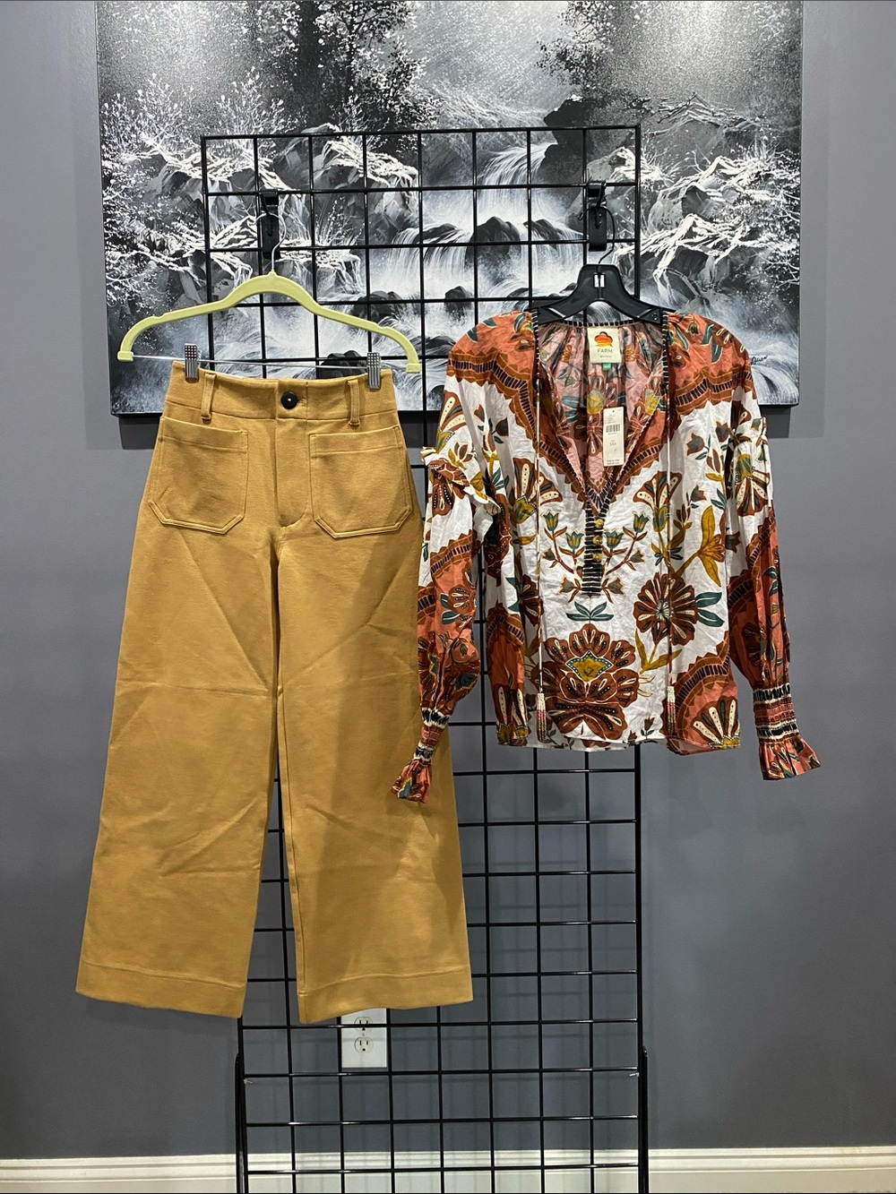 Anthropologie Colette with free Farm Rio blouse
